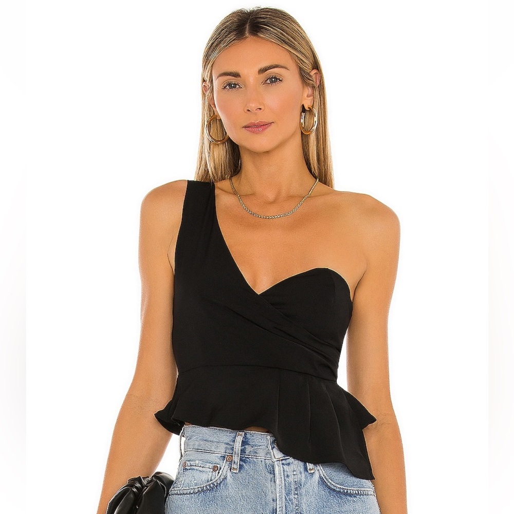 Superdown “Karlie One Shoulder Top”